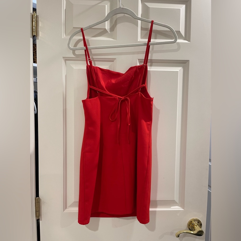 Red dress